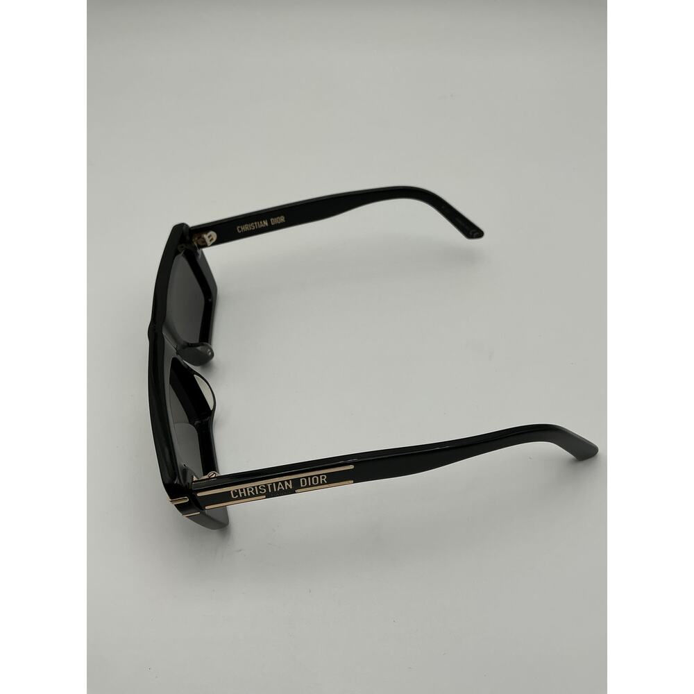 Dior 'Rectangular' Black Sunglasses Size OS - Picture 4 of 5